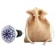 Blue Compass Wine Bottle Stopper